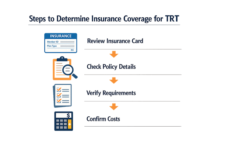 Steps to determine insurance coverage for TRT