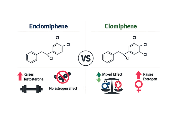 Comparison of Enclomiphene and Clomiphene