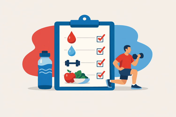Illustration of tips for patients on TRT