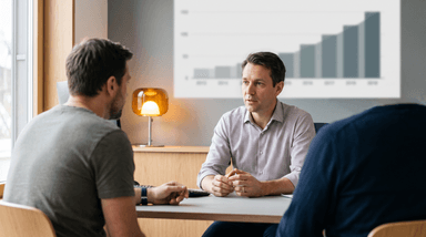 Healthcare provider discussing TRT options with a patient