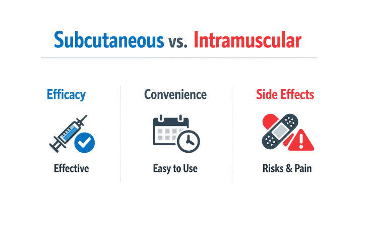 Step-by-step guide for choosing injection methods.