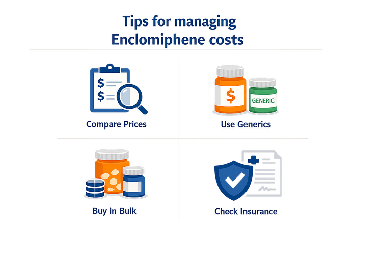 Tips for managing Enclomiphene costs